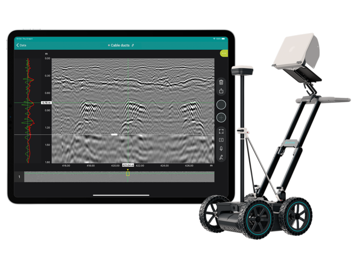 GS8000 Der effizienteste Echtzeit-Workflow und die effizienteste Technologie zum Scannen und Digitalisieren des Untergrunds